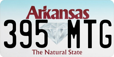 AR license plate 395MTG