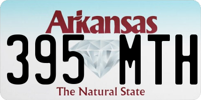 AR license plate 395MTH