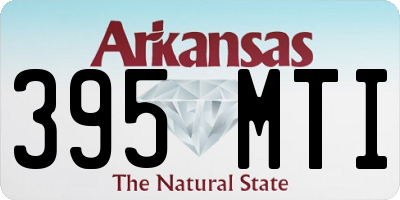 AR license plate 395MTI