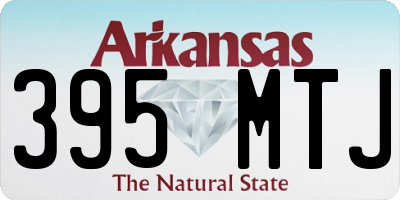 AR license plate 395MTJ
