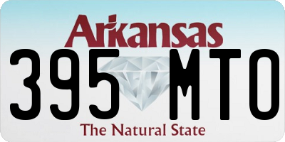 AR license plate 395MTO