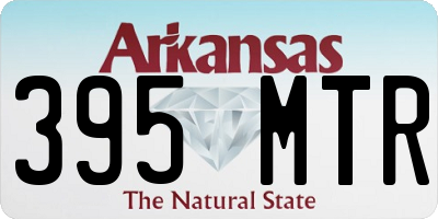 AR license plate 395MTR