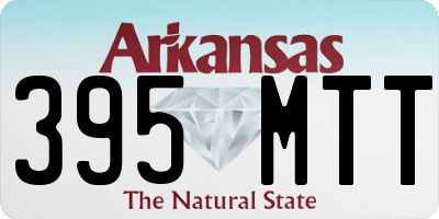 AR license plate 395MTT