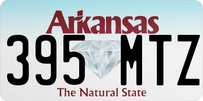 AR license plate 395MTZ
