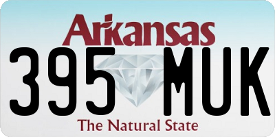 AR license plate 395MUK