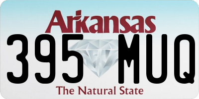 AR license plate 395MUQ