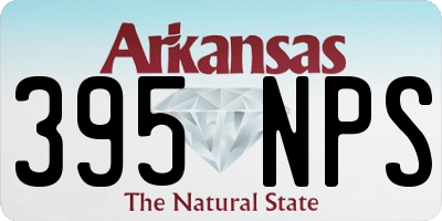 AR license plate 395NPS