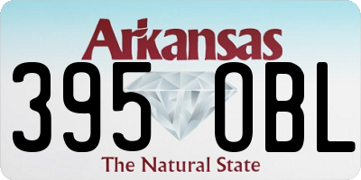 AR license plate 395OBL