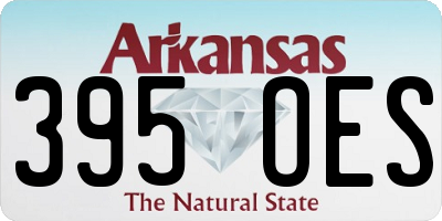 AR license plate 395OES