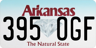 AR license plate 395OGF