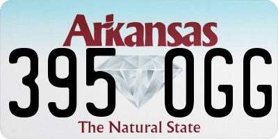 AR license plate 395OGG