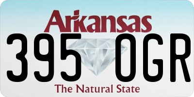 AR license plate 395OGR