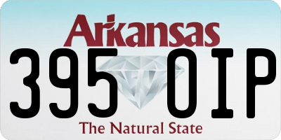 AR license plate 395OIP