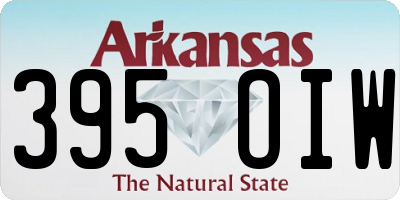 AR license plate 395OIW