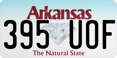AR license plate 395UOF