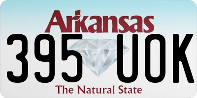 AR license plate 395UOK