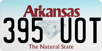AR license plate 395UOT