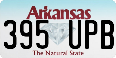 AR license plate 395UPB