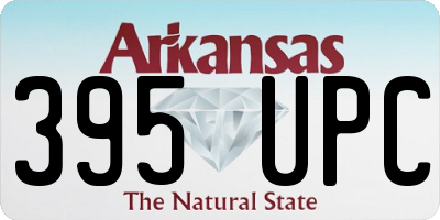 AR license plate 395UPC