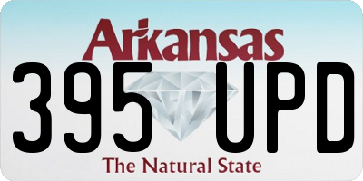 AR license plate 395UPD