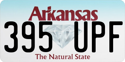 AR license plate 395UPF