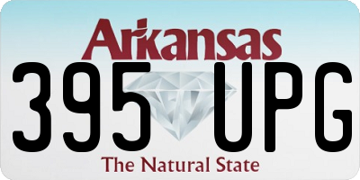 AR license plate 395UPG