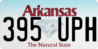 AR license plate 395UPH
