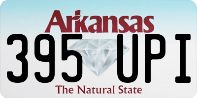 AR license plate 395UPI