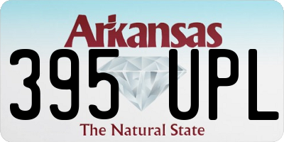 AR license plate 395UPL