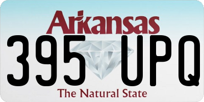 AR license plate 395UPQ