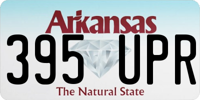 AR license plate 395UPR