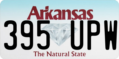 AR license plate 395UPW