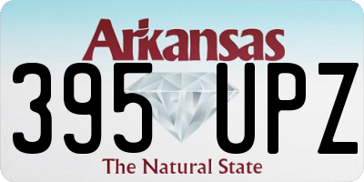 AR license plate 395UPZ