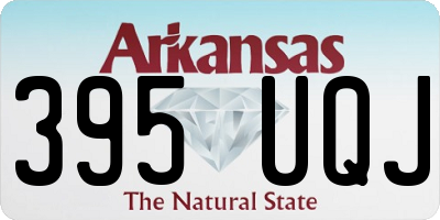 AR license plate 395UQJ