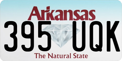 AR license plate 395UQK