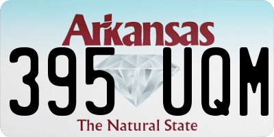 AR license plate 395UQM