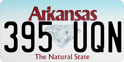 AR license plate 395UQN