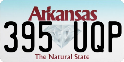 AR license plate 395UQP