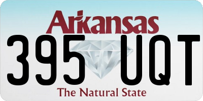 AR license plate 395UQT