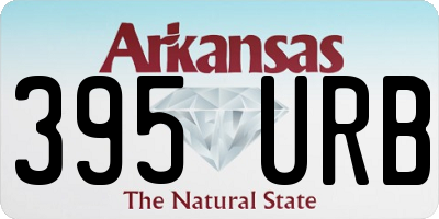 AR license plate 395URB