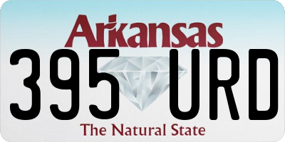AR license plate 395URD