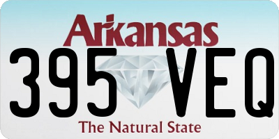 AR license plate 395VEQ