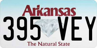 AR license plate 395VEY
