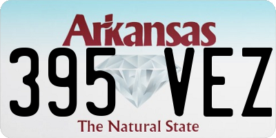 AR license plate 395VEZ