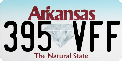 AR license plate 395VFF