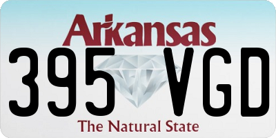 AR license plate 395VGD