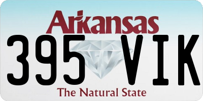 AR license plate 395VIK