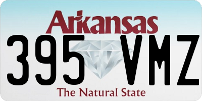 AR license plate 395VMZ