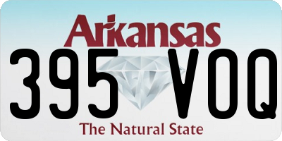 AR license plate 395VOQ