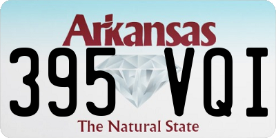 AR license plate 395VQI